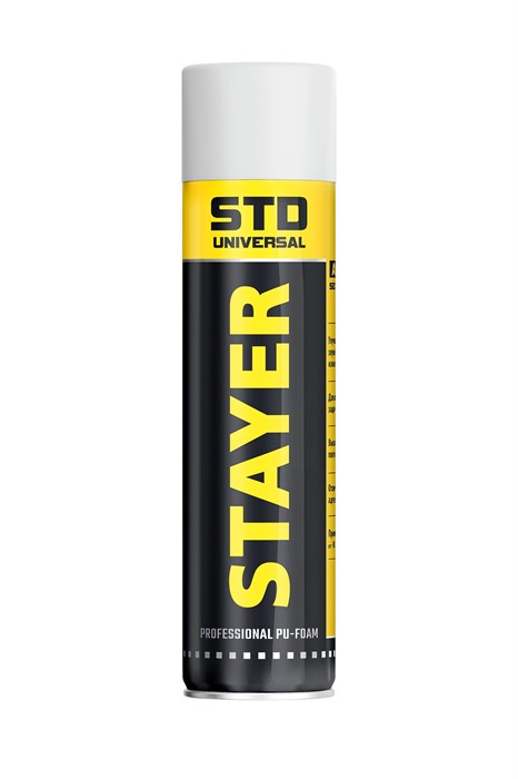 STAYER STD, 500 мл, адаптерная, выход до 10 л, монтажная пена, Professional (41130) 00065462063