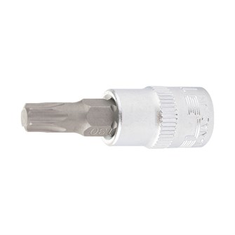 Головка с битой вставкой SL7, квадрат 1/4, CrV Stels 14680