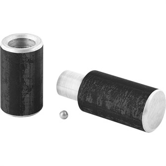 Петля гаражная с шаром, D 40 x 140 мм, 2 шт, Сибртех 24342