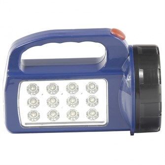 Фонарь поисковый, 1 W + 12Led, 3 х АА Stern 27662