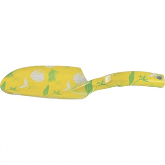 Совок цельнометаллический алюминиевый широкий, Flower Lime, Palisad 28338