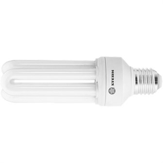 Лампа компактная люминесцентная, дуговая, 15 W, 4000K, E27, 8000ч Stern 28706