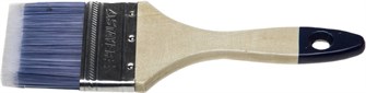 STAYER AQUA, 75 мм, 3″, искусственная щетина, деревянная ручка, для воднодисперсионных и акриловых ЛКМ, плоская кисть (01032-075) 00011009