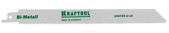 KRAFTOOL S1122VF, по дереву и металлу, Bi-Met, шаг 1.8-2.5 мм, 180 мм, полотно для сабельной пилы (159705-U-18) 00013024