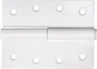 STAYER 100 x 75 x 3.0 мм, разъемная, левая, цвет белый, карточная петля (37613-100-2L) 00031815