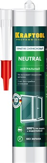 KRAFTOOL Neutral, 300 мл, прозрачный, нейтральный силиконовый герметик (41257-2) 0007142832