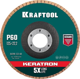 {{productViewItem.photos[photoViewList.activeNavIndex].Alt || productViewItem.photos[photoViewList.activeNavIndex].Description || 'KRAFTOOL КERATRON 125 х 22.2 мм, P60, круг лепестковый керамический торцевой по нержавеющей стали (36598-125-60)'}}