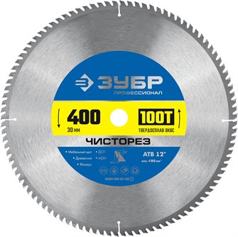 {{productViewItem.photos[photoViewList.activeNavIndex].Alt || productViewItem.photos[photoViewList.activeNavIndex].Description || 'ЗУБР Чисторез, 400 x 30 мм, 100Т, пильный диск по дереву, Профессионал (36905-400-30-100)'}}