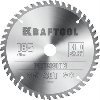 {{productViewItem.photos[photoViewList.activeNavIndex].Alt || productViewItem.photos[photoViewList.activeNavIndex].Description || 'KRAFTOOL Precision, 185 x 20 мм, 48Т, пильный диск по дереву (36952-185-20)'}}