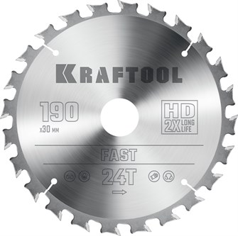 {{productViewItem.photos[photoViewList.activeNavIndex].Alt || productViewItem.photos[photoViewList.activeNavIndex].Description || 'KRAFTOOL Fast, 190 х 30 мм, 24Т, пильный диск по дереву (36950-190-30)'}}