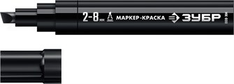 {{productViewItem.photos[photoViewList.activeNavIndex].Alt || productViewItem.photos[photoViewList.activeNavIndex].Description || 'ЗУБР МК-800 черный, 2-8 мм клиновидный маркер-краска (06327-2)'}}