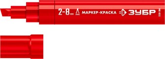 {{productViewItem.photos[photoViewList.activeNavIndex].Alt || productViewItem.photos[photoViewList.activeNavIndex].Description || 'ЗУБР МК-800 красный, 2-8 мм клиновидный маркер-краска (06327-3)'}}