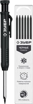 {{productViewItem.photos[photoViewList.activeNavIndex].Alt || productViewItem.photos[photoViewList.activeNavIndex].Description || 'ЗУБР АСК черный, d 2,8 мм, HB, 6 сменных грифелей, автоматический карандаш (06311-2)'}}