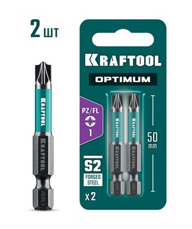 {{productViewItem.photos[photoViewList.activeNavIndex].Alt || productViewItem.photos[photoViewList.activeNavIndex].Description || 'KRAFTOOL OPTIMUM PZ/FL 1, 50 мм, 2 шт, биты (261241-1-50-2)'}}