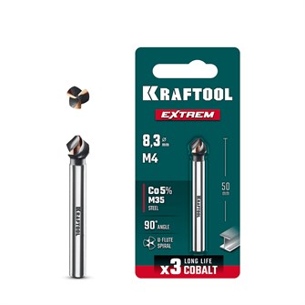 {{productViewItem.photos[photoViewList.activeNavIndex].Alt || productViewItem.photos[photoViewList.activeNavIndex].Description || 'KRAFTOOL EXTREM, d 8.3х6х50 мм, Z3, 90°, сталь M35, U-образная спираль, зенковка (29734-4)'}}