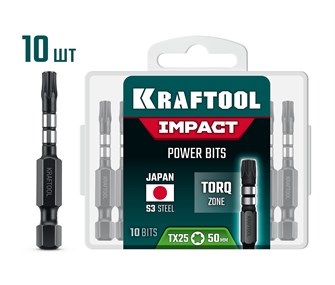 {{productViewItem.photos[photoViewList.activeNavIndex].Alt || productViewItem.photos[photoViewList.activeNavIndex].Description || 'KRAFTOOL Impact TX 20, 50 мм, 10 шт, ударные биты (26195-20-50-S10)'}}