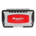 Набор бит и сверл, магнитный адаптер, CrV, пластиковый кейс, 40 шт. Matrix 14606