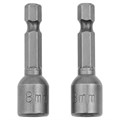 Биты с торцевыми головками 8 мм, 45 мм, 2 шт. Matrix 14620