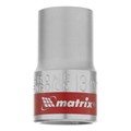 Головка торцевая, 13 мм, шестигранная, CrV, под квадрат 1/2, хромированная Matrix 14687