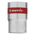 Головка торцевая, 19 мм, шестигранная, CrV, под квадрат 1/2, хромированная Matrix 14693
