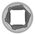 Головка торцевая, 20 мм, шестигранная, CrV, под квадрат 1/2, хромированная Matrix 14694