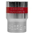 Головка торцевая, 21 мм, шестигранная, CrV, под квадрат 1/2, хромированная Matrix 14695