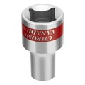 Головка торцевая, 8 мм, двенадцатигранная, CrV, под квадрат 1/2, хромированная Matrix 14730