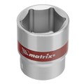 Набор торцевых головок 3/8", 6 гранные, CrV, 8-19мм, 10 штук Matrix 14734