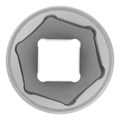 Набор торцевых головок 3/8", 6 гранные, CrV, 8-19мм, 10 штук Matrix 14734
