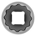 Набор торцевых головок, 1/4", 12 гранные, CrV, 4-13мм, 10 штук Matrix 14736