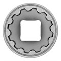 Набор универсальных торцевых головок 1/4", Spline, CrV, 4-13мм, 10 штук Matrix 14739
