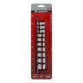 Набор универсальных торцевых головок 3/8", Spline, CrV, 8-19мм, 10 штук Matrix 14740