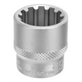Набор универсальных торцевых головок, 3/8, SpLine, CrV, 10 шт, 8-19 мм Stels 14750