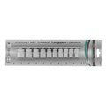 Набор универсальных торцевых головок, 3/8, SpLine, CrV, 10 шт, 8-19 мм Stels 14750