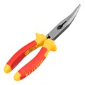 Длинногубцы изогнутые Insulated, 200 мм, двухкомпонентные рукоятки Matrix Professional 14847