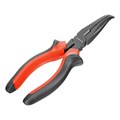 Длинногубцы изогнутые Black Nickel, 180 мм, двухкомпонентные рукоятки Matrix 14848