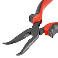 Длинногубцы изогнутые Black Nickel, 180 мм, двухкомпонентные рукоятки Matrix 14848