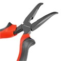 Длинногубцы изогнутые Black Nickel, 180 мм, двухкомпонентные рукоятки Matrix 14848