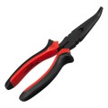 Длинногубцы изогнутые Black Nickel, 200 мм, двухкомпонентные рукоятки Matrix 14849