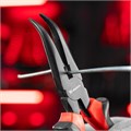 Длинногубцы изогнутые Black Nickel, 200 мм, двухкомпонентные рукоятки Matrix 14849