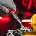Длинногубцы изогнутые Nickel, 200 мм, никелированные, двухкомпонентные рукоятки Matrix 14854