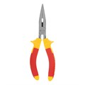 Длинногубцы прямые Insulated, 160 мм, двухкомпонентные рукоятки Matrix Professional 14858