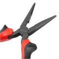 Длинногубцы прямые Black Nickel, 160 мм, двухкомпонентные рукоятки Matrix 14862