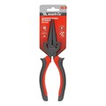 Длинногубцы прямые Black Nickel, 180 мм, двухкомпонентные рукоятки Matrix 14863