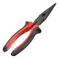 Длинногубцы прямые Black Nickel, 200 мм, двухкомпонентные рукоятки Matrix 14864