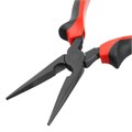 Длинногубцы прямые Black Nickel, 200 мм, двухкомпонентные рукоятки Matrix 14864