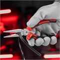 Длинногубцы прямые Nickel, 160 мм, никелированные, двухкомпонентные рукоятки Matrix 14869