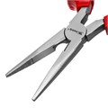 Длинногубцы прямые Nickel, 200 мм, никелированные, двухкомпонентные рукоятки Matrix 14871
