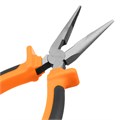 Длинногубцы прямые Comfort, 180 мм, шлифованные, двухкомпонентные рукоятки Sparta 14872