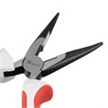 Длинногубцы прямые Premium, 160 мм, трехкомпонентные рукоятки Matrix 14882